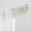 Curtain Rods & Hardware-Kirkland's Home Matte Adjustable Prism Curtain Rod, 72 In. Silver