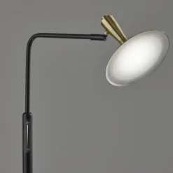Floor Lamps-Kirkland's Home Matte Black Adjustable Light And Color Floor Lamp Gold
