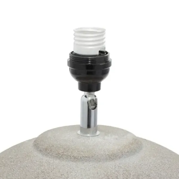 Table Lamps-Kirkland's Home Matte Black Ombre Textured Table Lamp, 23 In. White