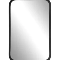 Decorative Mirrors-Kirkland's Home Matte Black Rectangular Wall Mirror