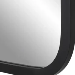 Decorative Mirrors-Kirkland's Home Matte Black Rectangular Wall Mirror