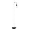 Floor Lamps-Kirkland's Home Matte Black Stephen Floor Lamp Clear