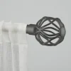 Curtain Rods & Hardware-Kirkland's Home Matte Bronze Catherine Curtain Rod, 120 In.