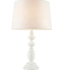 Table Lamps-Kirkland's Home Matte Candlestick Martha Stewart Table Lamp White