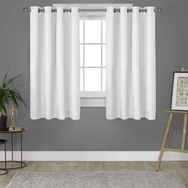 Curtain Rods & Hardware-Kirkland's Home Matte Holden Curtain Rod, 72 In. Black