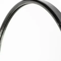 Decorative Mirrors-Kirkland's Home Matte Metal Frame Oval Wall Mirror Black