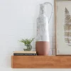 Vases-Kirkland's Home Matte Modern Vase, 9 In. Black