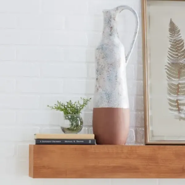 Vases-Kirkland's Home Matte Modern Vase, 9 In. Black