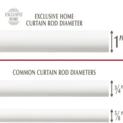 Curtain Rods & Hardware-Kirkland's Home Matte Nickel Rhys Cylinder Curtain Rod, 72 In.