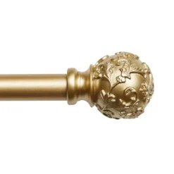 Curtain Rods & Hardware-Kirkland's Home Matte Nickel Rhys Cylinder Curtain Rod, 120 In.
