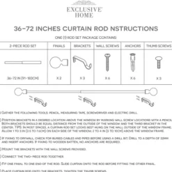 Curtain Rods & Hardware-Kirkland's Home Matte Nickel Stacked Cylinder Curtain Rod, 120 In.