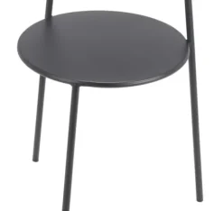 Accent & End Tables-Kirkland's Home Matte Overlapping 3-Tier Side Table Black