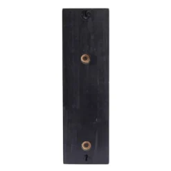 Sconces-Kirkland's Home Matte Poplar Wood Sconce Black