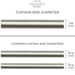 Curtain Rods & Hardware-Kirkland's Home Matte Silver Modern Twist Curtain Rod, 72 In.