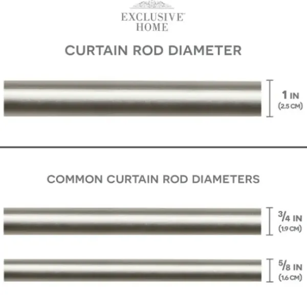 Curtain Rods & Hardware-Kirkland's Home Matte Silver Modern Twist Curtain Rod, 72 In.
