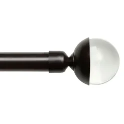 Curtain Rods & Hardware-Kirkland's Home Matte White Open Sphere Curtain Rod, 72 In.