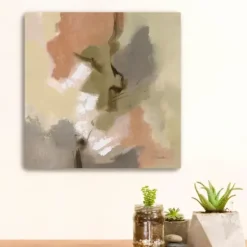 Canvas Art-Kirkland's Home Meadow Outlook Canvas Art Print, 20X20 Orange/Green/Gray