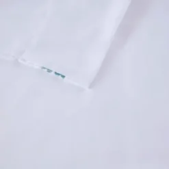 Bed Sheets-Kirkland's Home Medallion Hem Microfiber 4-Pc. King Sheet Set White/Blue