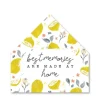 Wall Quotes & Signs-Kirkland's Home Memories Made At Home House Shaped Canvas Print White/Yellow