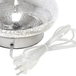 Table Lamps-Kirkland's Home Mercury Glass Curvy Table Lamp White