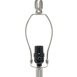 Table Lamps-Kirkland's Home Mercury Hammered Glass Shade Table Lamp White