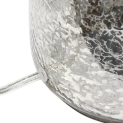 Table Lamps-Kirkland's Home Mercury Hammered Glass Shade Table Lamp White