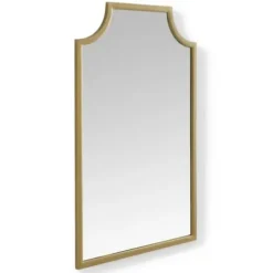 Decorative Mirrors-Kirkland's Home Metal Abigail Mirror Gold
