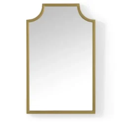 Decorative Mirrors-Kirkland's Home Metal Abigail Mirror Gold