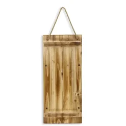 Wall Storage-Kirkland's Home Metal And Wood 2-Tier Mail Holder Wall Plaque