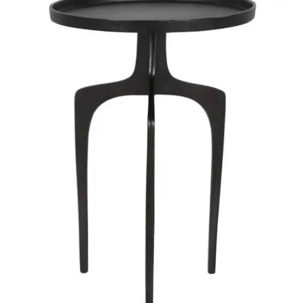 Accent & End Tables-Kirkland's Home Metal Arched Legs Side Table Black