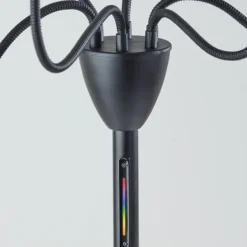 Floor Lamps-Kirkland's Home Metal 6-Arm Pom Pom Floor Lamp Black