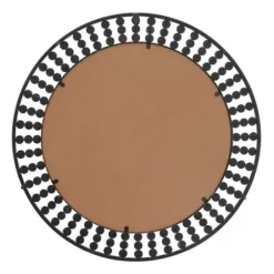 Decorative Mirrors-Kirkland's Home Metal Coen Bohemian Wall Mirror Black