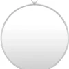 Decorative Mirrors-Kirkland's Home Metal Frame Round Wall Mirror Silver