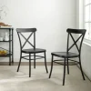Dining Chairs-Kirkland's Home Metal Melody Dining Chairs, Set Of 2 Black