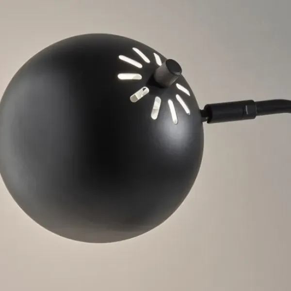 Table Lamps-Kirkland's Home Metal Modern Globe Table Lamp Black