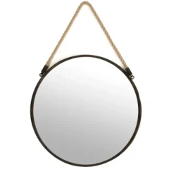 Decorative Mirrors-Kirkland's Home Metal Rope Wall Mirror