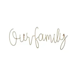Wall Quotes & Signs-Kirkland's Home Metal This Is Our Family Wall Plaque Gold