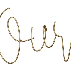 Wall Quotes & Signs-Kirkland's Home Metal This Is Our Family Wall Plaque Gold