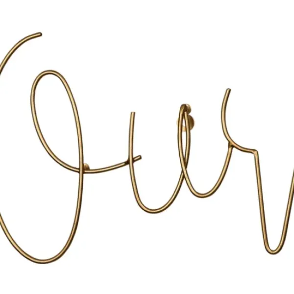 Wall Quotes & Signs-Kirkland's Home Metal This Is Our Family Wall Plaque Gold