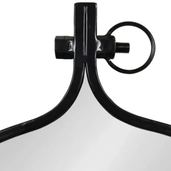 Decorative Mirrors-Kirkland's Home Metal Yitro Wall Mirror Black