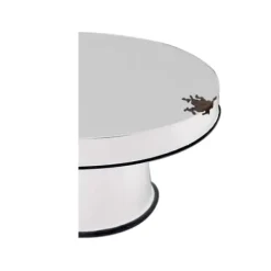 Decorative Trays-Kirkland's Home Metallic Canoe Tray Silver