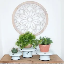 Decorative Trays-Kirkland's Home Metallic Canoe Tray Silver