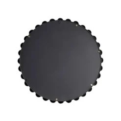 Decorative Mirrors-Kirkland's Home Metallic Gold Foiled Beaded Wall Mirror, 27 In.