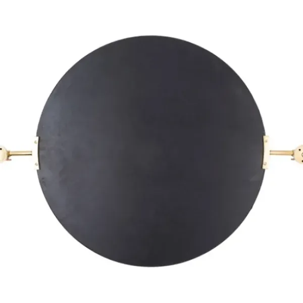 Decorative Mirrors-Kirkland's Home Metallic Gold Round Metal Frame Mirror