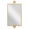 Decorative Mirrors-Kirkland's Home Metallic Metal Frame Wall Mirror Gold