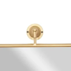 Decorative Mirrors-Kirkland's Home Metallic Metal Frame Wall Mirror Gold