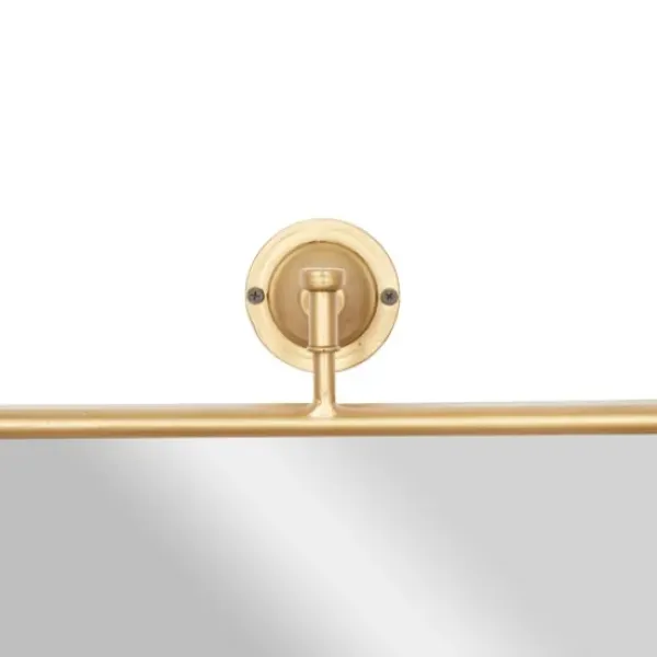 Decorative Mirrors-Kirkland's Home Metallic Metal Frame Wall Mirror Gold