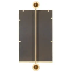 Decorative Mirrors-Kirkland's Home Metallic Metal Frame Wall Mirror Gold