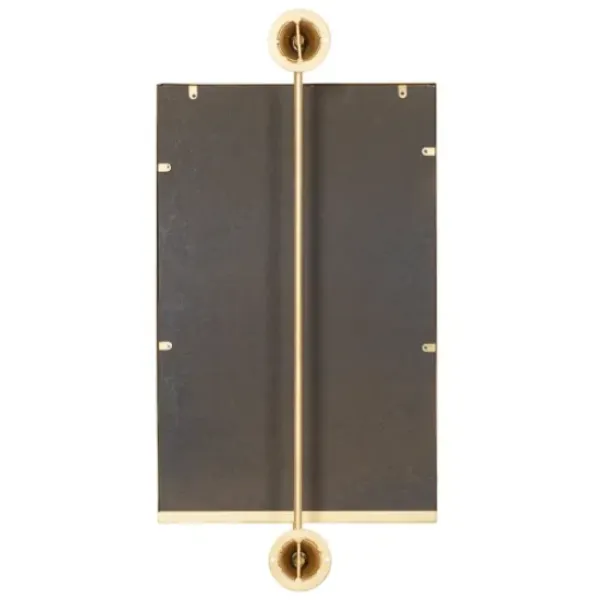 Decorative Mirrors-Kirkland's Home Metallic Metal Frame Wall Mirror Gold