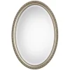 Decorative Mirrors-Kirkland's Home Metallic Silver Beaded Edge Oval Mirror